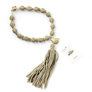 NEW Mare Sole Amore Luna Necklace OS Statement Boho Natural Lagenlook Beachy